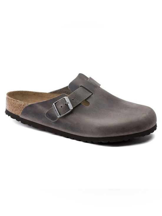 Birkenstock Shoes - Birkenstock Boston Oiled Leather Clog iron